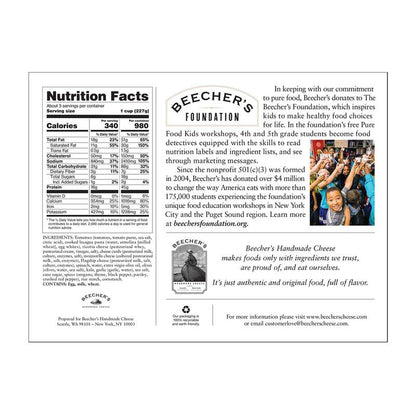 Beecher's Handmade Cheese Curd Frozen Lasagna, 23oz