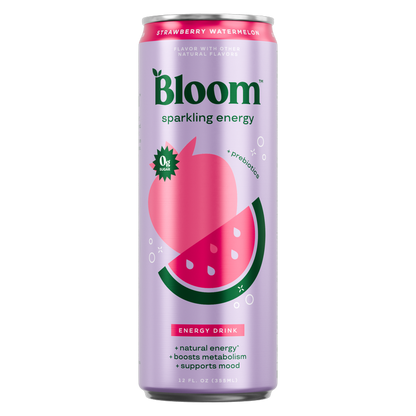 Bloom Strawberry Watermelon Sparkling Energy 12oz Can