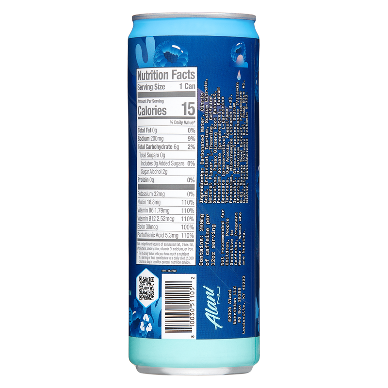 Alani Energy Breezeberry 12oz Can