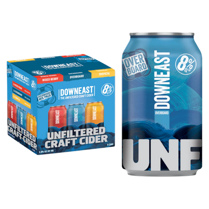 Downeast Overboard Mix Pack 9pk 12oz Can 8% ABV