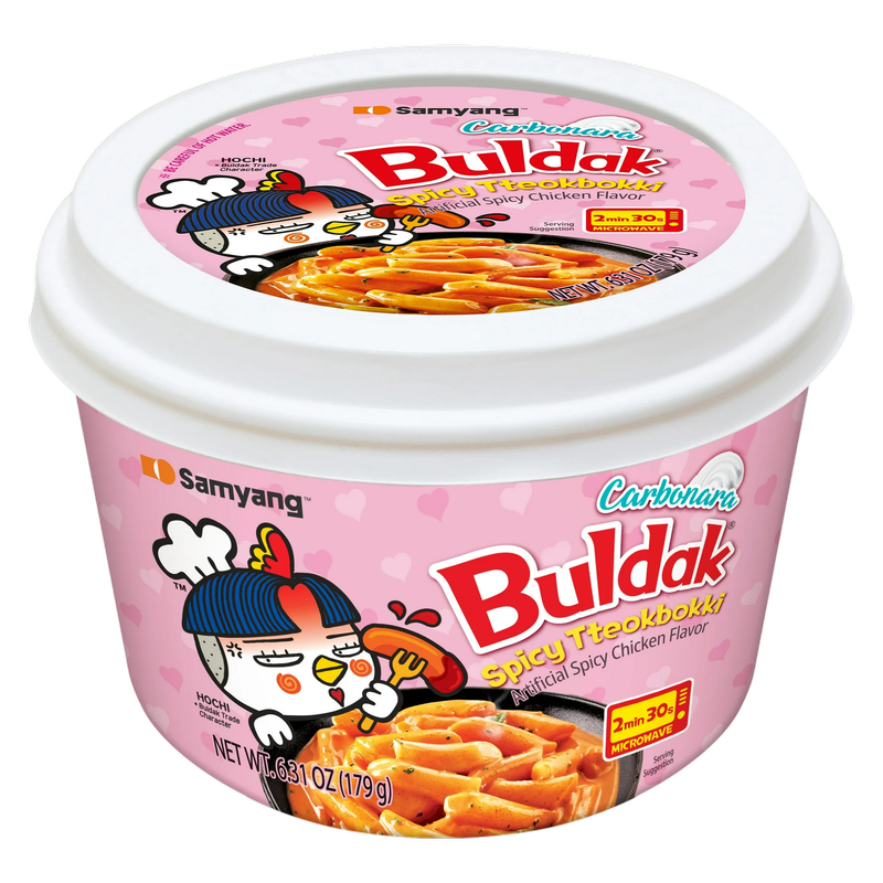 Buldak Carbonara Tteokbokki Bowl 6.31oz