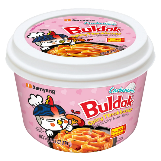 Buldak Carbonara Tteokbokki Bowl 6.31oz