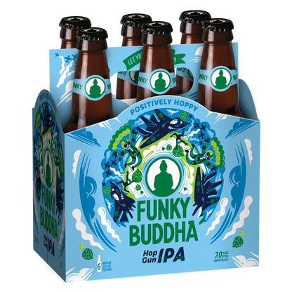 Funky Buddha Hop Gun IPA 6pk 12oz Btl 7.0% ABV