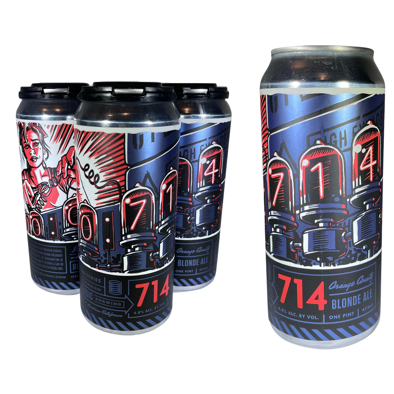 Bottle Logic Brewing 714 Blonde Ale 4pk 16oz Can