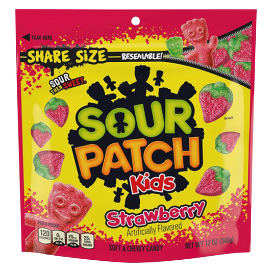 Sour Patch Kids Strawberry Soft & Chewy Candy 12oz
