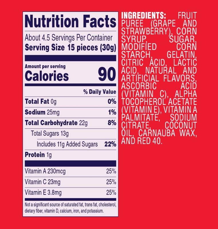 Welch's Strawberry Fruit Snacks 5oz