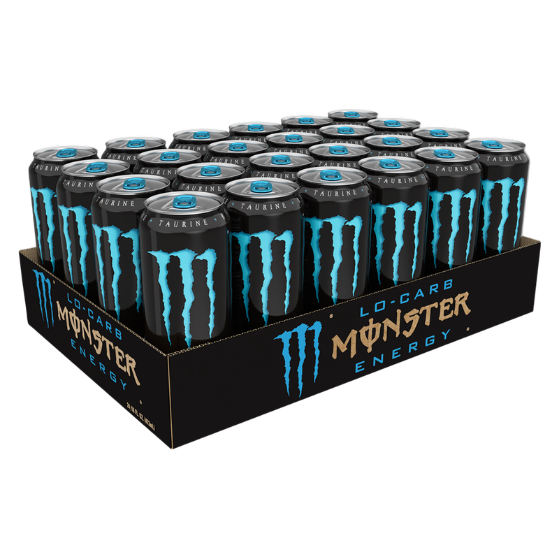 Monster Energy Lo-Carb 24pk16oz Can- XL