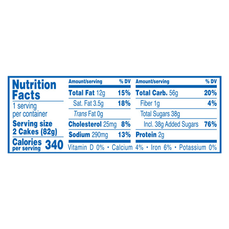 HOSTESS Coffee Cakes Single Serve, 2 Count, 2.89 oz