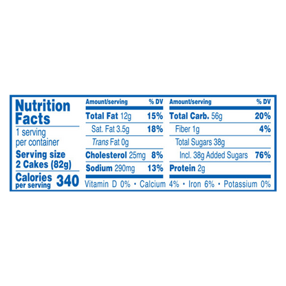 HOSTESS Coffee Cakes Single Serve, 2 Count, 2.89 oz