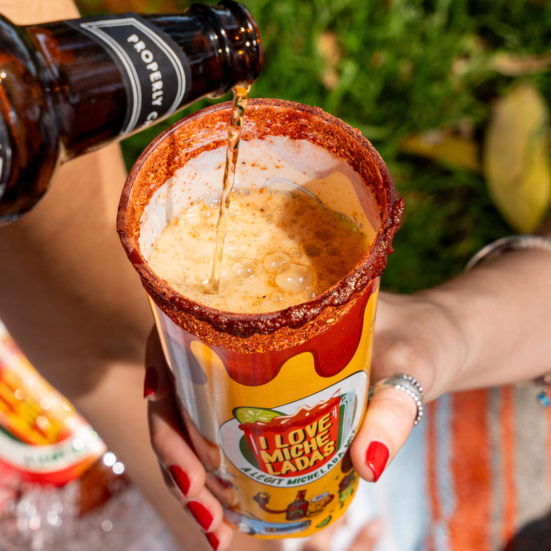 I Love Micheladas' Legit Michelada Cup with Miche Mixer 3.4 oz