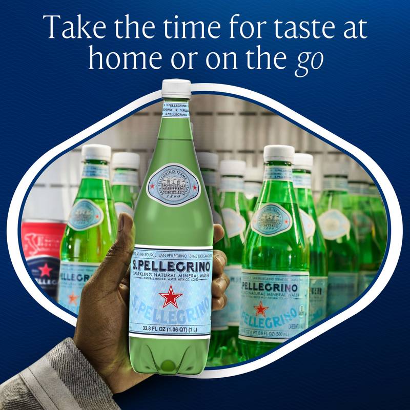San Pellegrino Sparkling Water 12pk 1L Btl