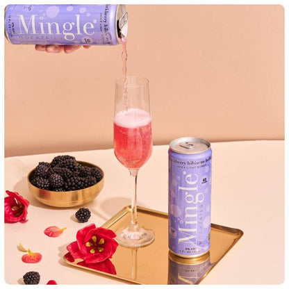 Mingle Mocktail Blackberry 4pk 12oz Can