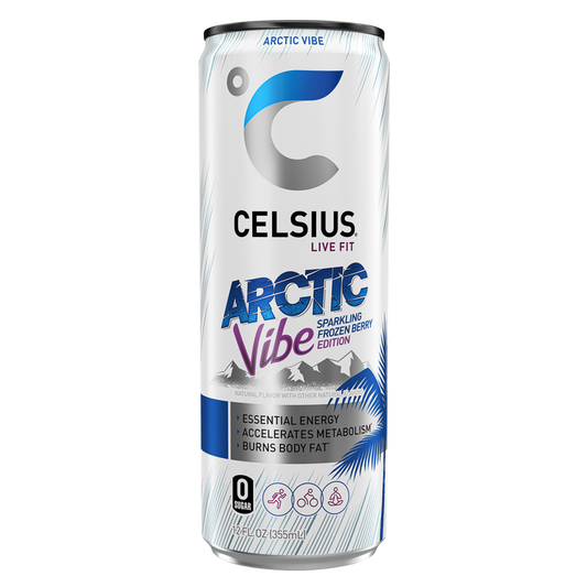 CELSIUS Sparkling Arctic Vibe Essential Energy Drink 12oz Can