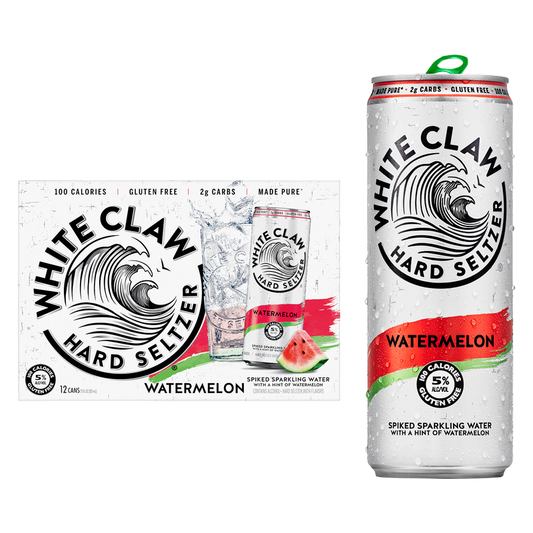 White Claw Seltzer Watermelon 12pk 12oz Can 5.0% ABV