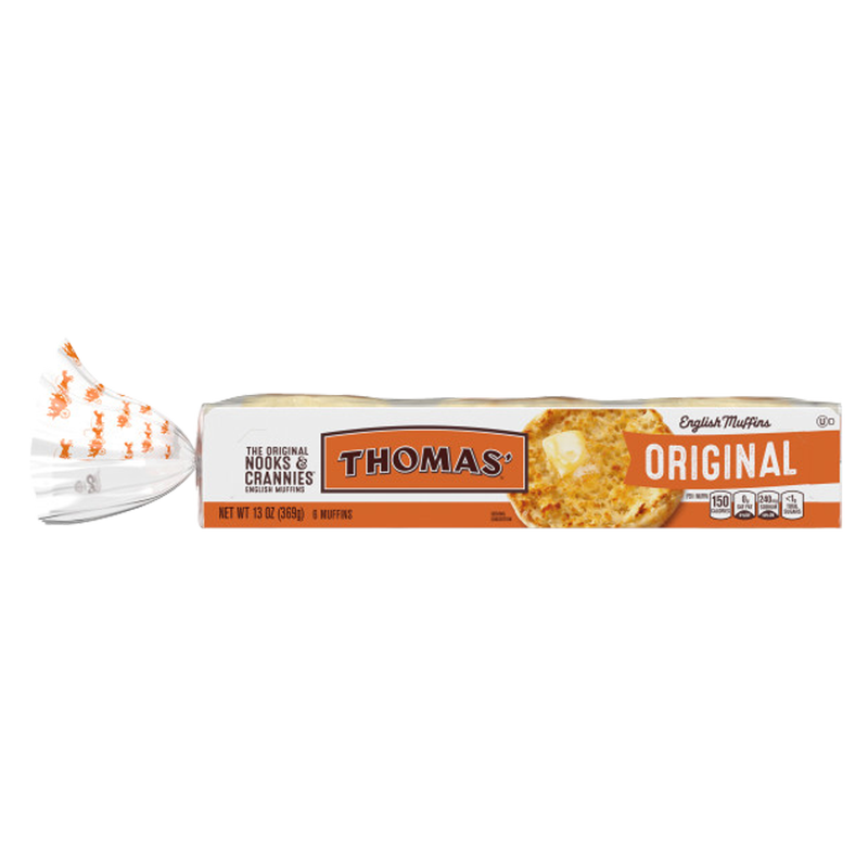 Thomas' Original Plain English Muffins 6ct
