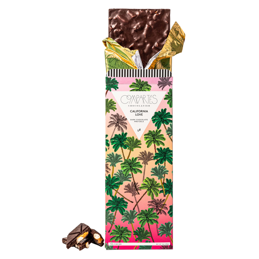 Compartés California Love Pretzel Dark Chocolate Bar 3oz