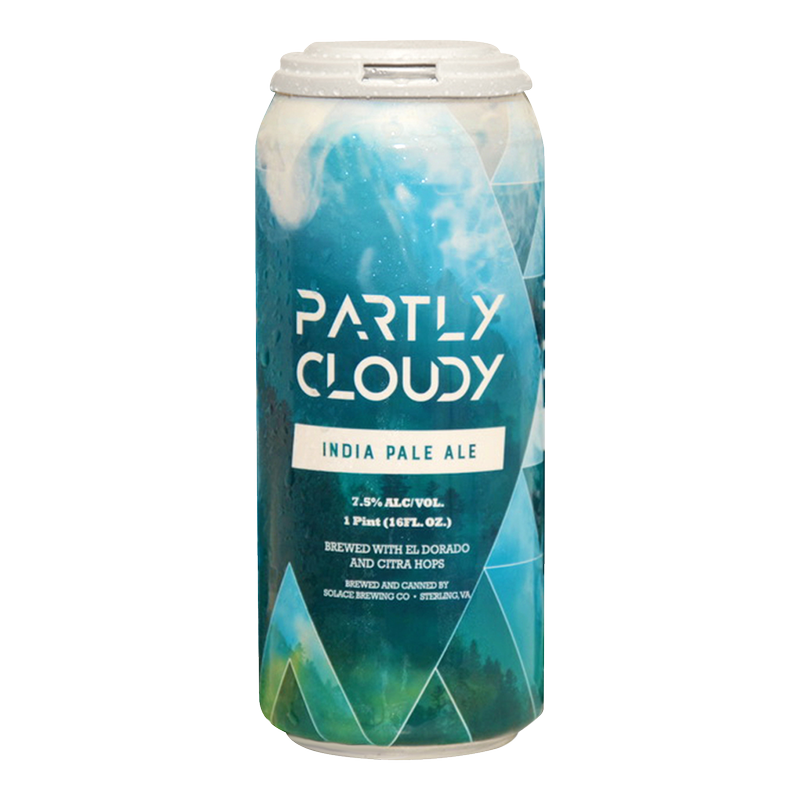 Solace Partly Cloudy NEIPA 4pk 16oz Can 7.2% ABV