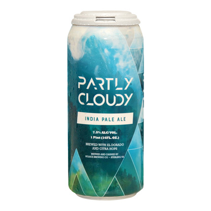 Solace Partly Cloudy NEIPA 4pk 16oz Can 7.2% ABV