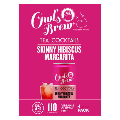 Owl's Brew Skinny Hibiscus Margarita 4pk 12oz Can 5% ABV