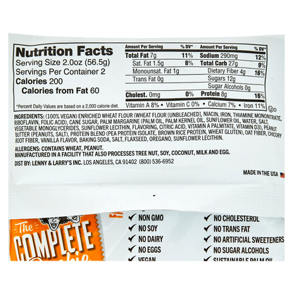 The Complete Cookie Peanut Butter 4oz