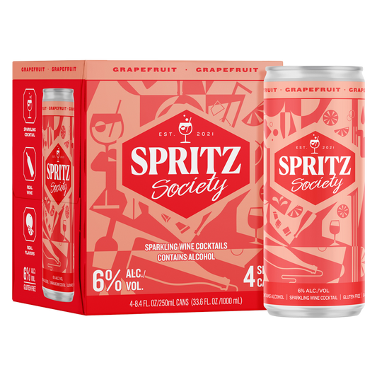 Spritz Society Grapefruit 4pk 250ml Can 6.0% ABV