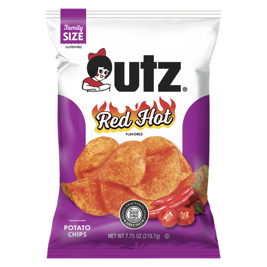 Utz Potato Chips Red Hot 7.75oz