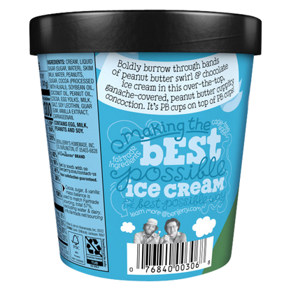 Ben & Jerry's Topped PB Over the Top Ice Cream Pint