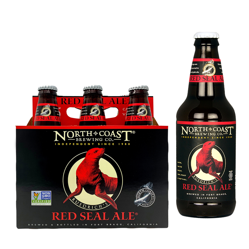 North Coast Brewing Red Seal Ale 6pk 12oz Btl