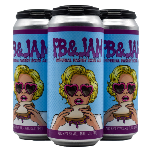 Wild Barrel PB & Jam 4pk 16oz Cans