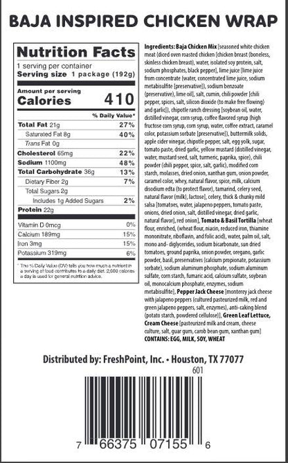Baja Chicken Wrap