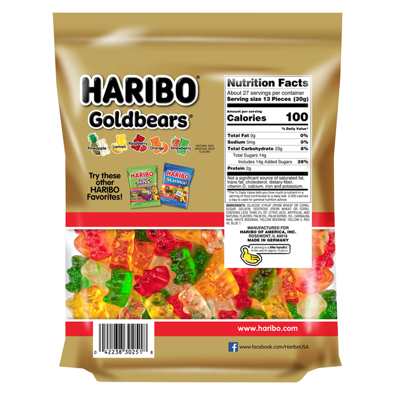 Haribo Goldbears Gummi Candy 28.8oz