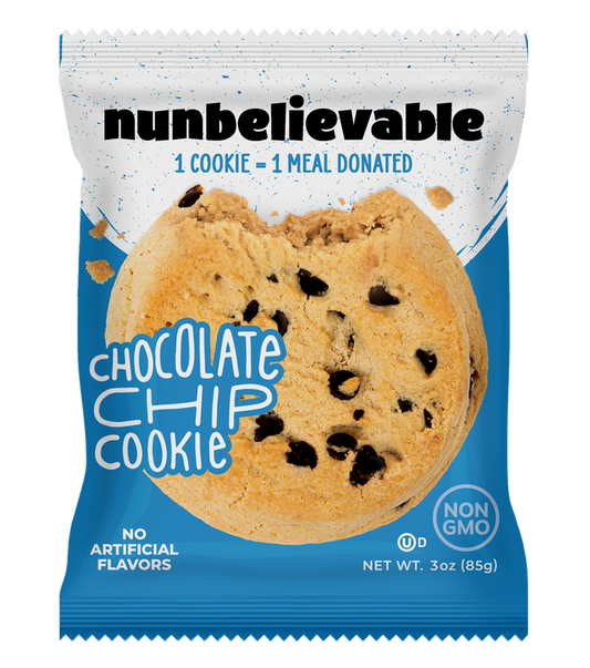 Nunbelievable Chocolate Chip Artisanal Cookie 3oz