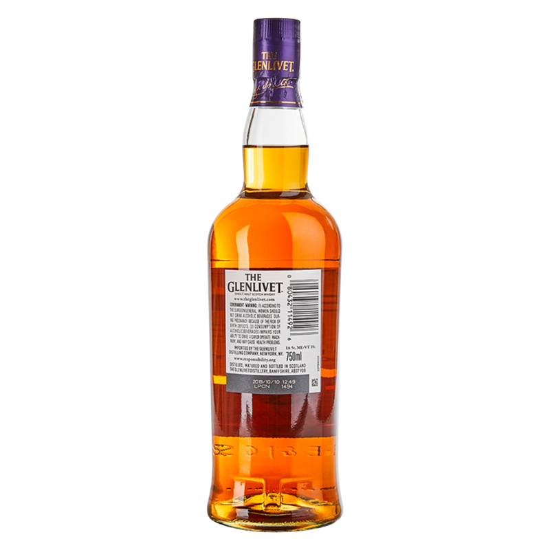 Glenlivet Cognac Cask Selection Scotch Whiskey 750ml (80 Proof)