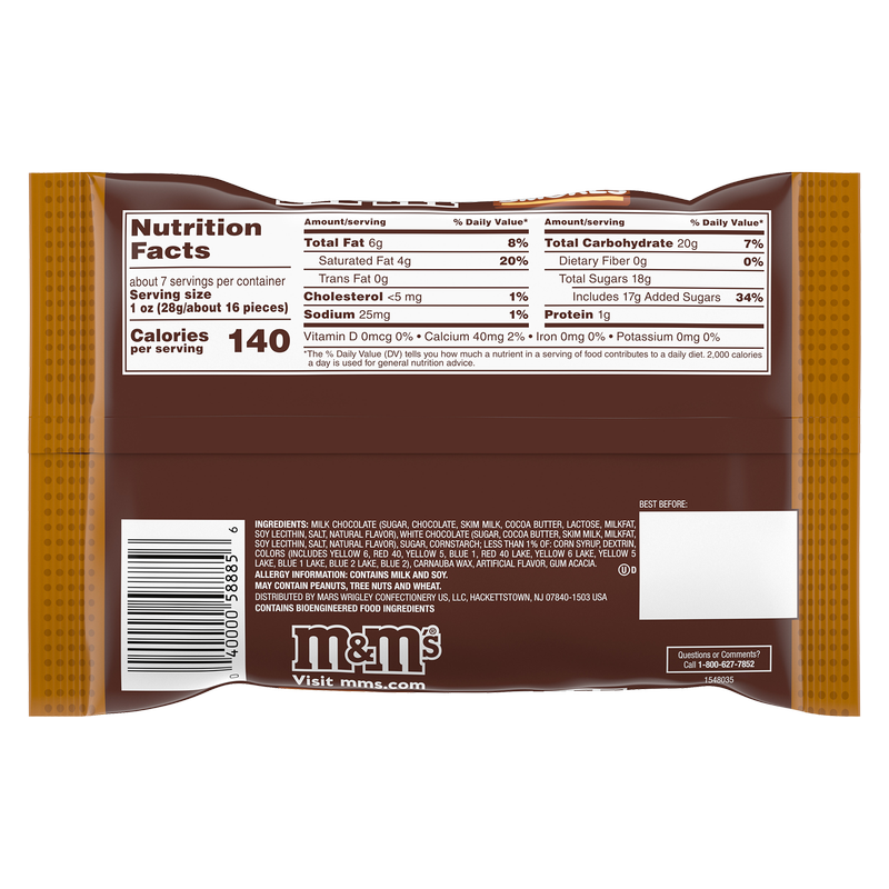 M&M's Campfire S'mores Laydown Bag Halloween - 7.44oz