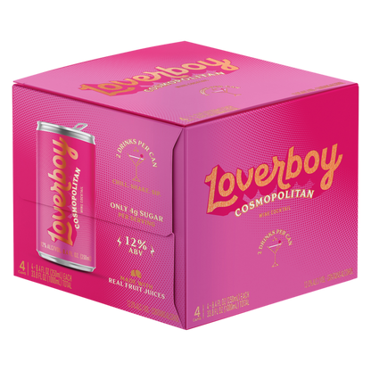 Loverboy Cosmopolitan 4pk 250ml Can 12.0% ABV