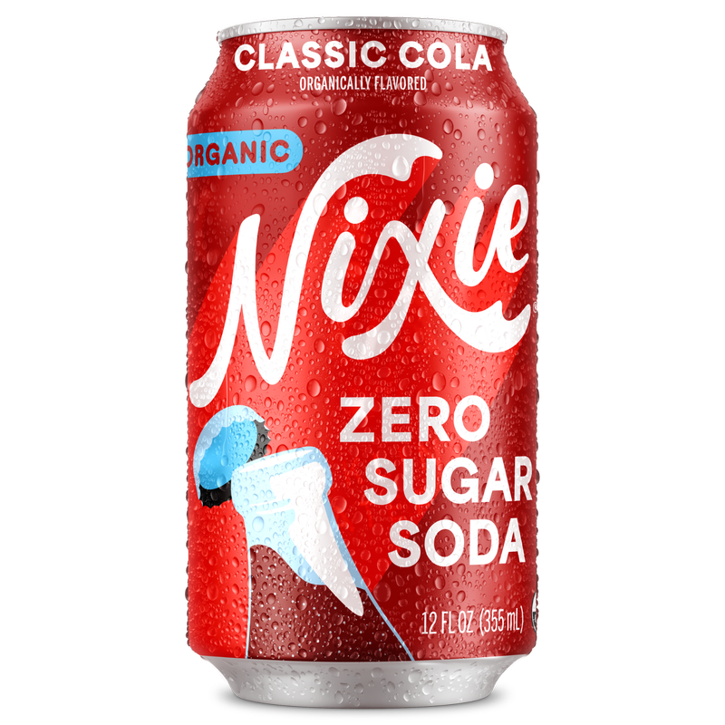 Nixie Classic Cola Organic Zero Sugar Soda 12oz Can