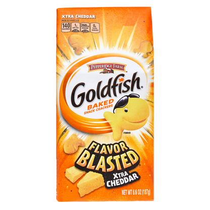 Goldfish Flavor Blasted Xtra Cheddar Crackers 6.6oz