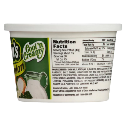 Dean's French Onion Dip - 16oz