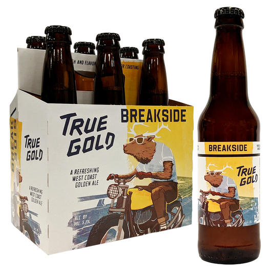 Breakside True Gold West Coast Golden Ale 6pk 12oz Blt 6% ABV