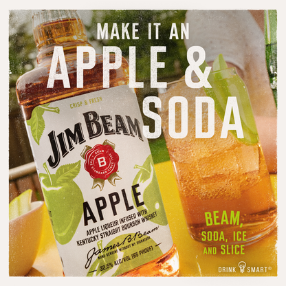 Jim Beam Apple Liqueur with Kentucky Straight Bourbon Whiskey 375ml PET