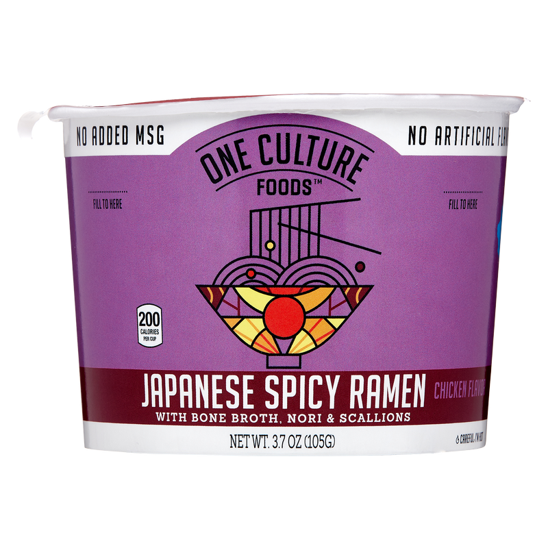 One Culture Japanese Spicy Ramen Noodle Cup 3.7oz