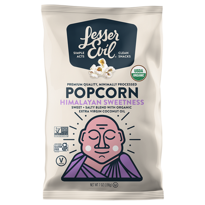 LesserEvil Himalayan Sweetness Organic Popcorn 7oz