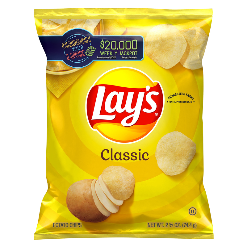 Lay's Classic Potato Chips 2.625oz
