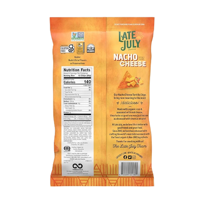 Late July® Nacho Cheese Tortilla Chips 7.8oz