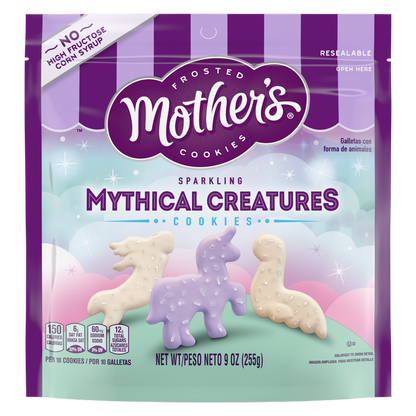 Mother's Sparkling Mythical Creatures Cookies, 1 Resealable 9 oz Bag