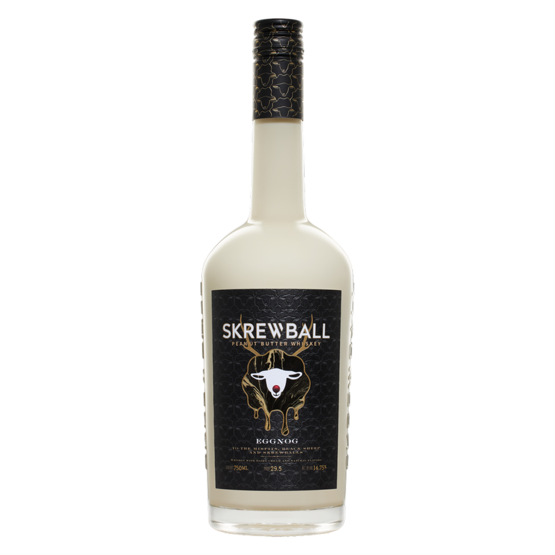 Skrewball Eggnog Whiskey 750ml (29.5 Proof)