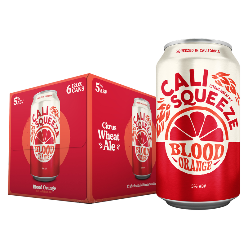 Cali Squeeze Blood Orange Hefe 6pk 12oz Can 5.4% ABV