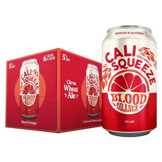 Cali Squeeze Blood Orange Hefe 6pk 12oz Can 5.4% ABV