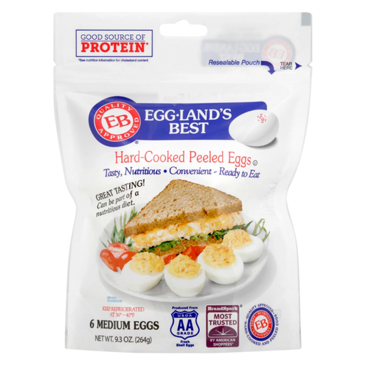Eggland's Best Hard-Cooked Peeled Eggs - 6ct