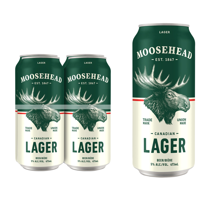 Moosehead Lager 4pk 16oz Can